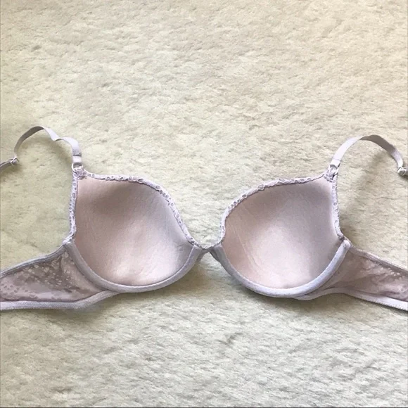 VS white lace lined demi - Picture 3 of 6